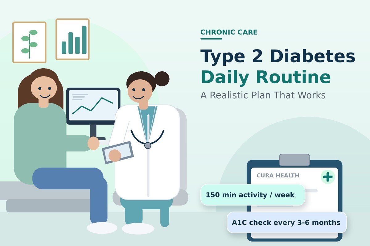 A Realistic Daily Routine for Managing Type 2 Diabetes