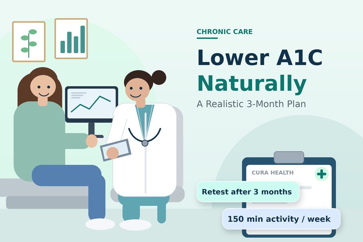 How to Lower A1C Naturally: A Realistic 3-Month Plan