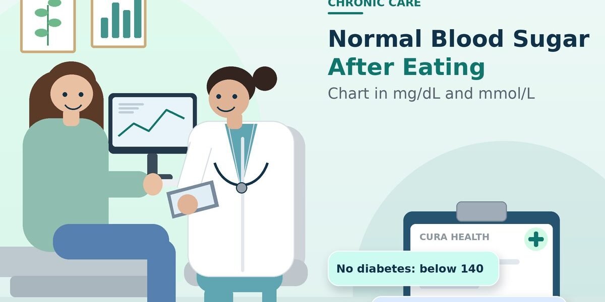 Normal Blood Sugar Levels After Eating: Chart in mg/dL and mmol/L